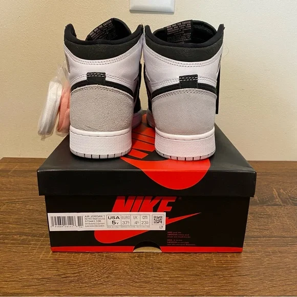 Nike Air Jordan Retro High OG Stage Haze Bleached Coral GS 5Y